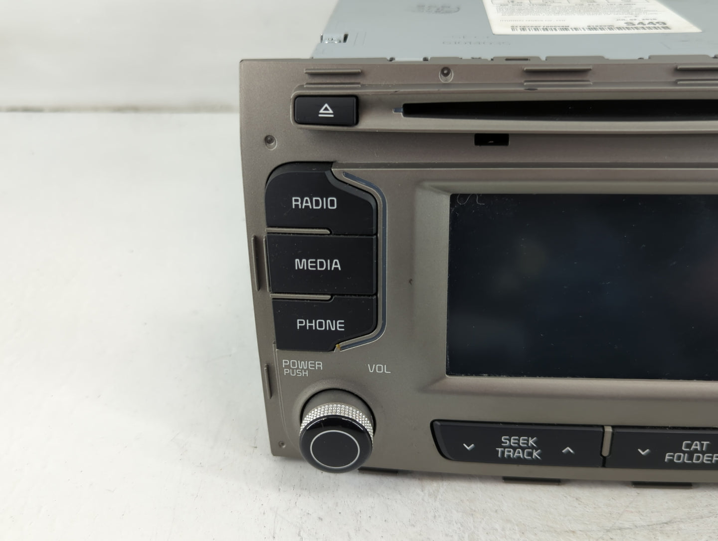 2014-2016 Kia Sportage Radio AM FM Cd Player Receiver Replacement P/N:96180-3W400DC9 96150-3W160WK Fits Fits 2014 2015 2016 