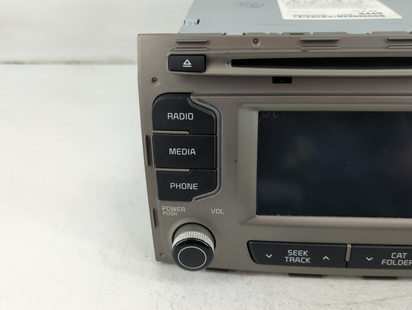 2014-2016 Kia Sportage Radio AM FM Cd Player Receiver Replacement P/N:96180-3W400DC9 96150-3W160WK Fits Fits 2014 2015 2016 