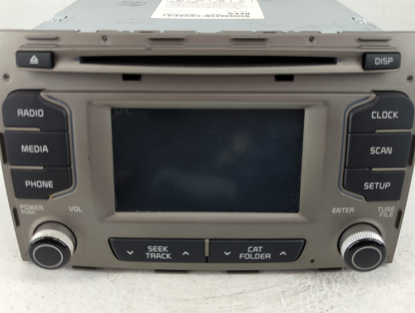 2014-2016 Kia Sportage Radio AM FM Cd Player Receiver Replacement P/N:96180-3W400DC9 96150-3W160WK Fits Fits 2014 2015 2016 