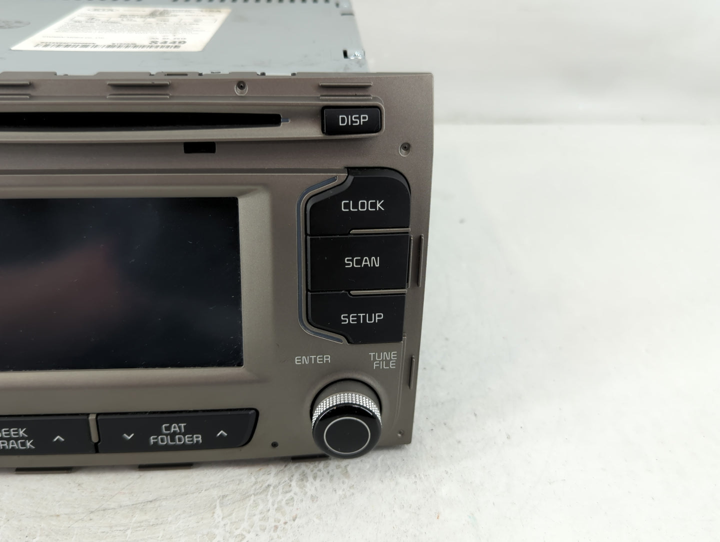 2014-2016 Kia Sportage Radio AM FM Cd Player Receiver Replacement P/N:96180-3W400DC9 96150-3W160WK Fits Fits 2014 2015 2016 