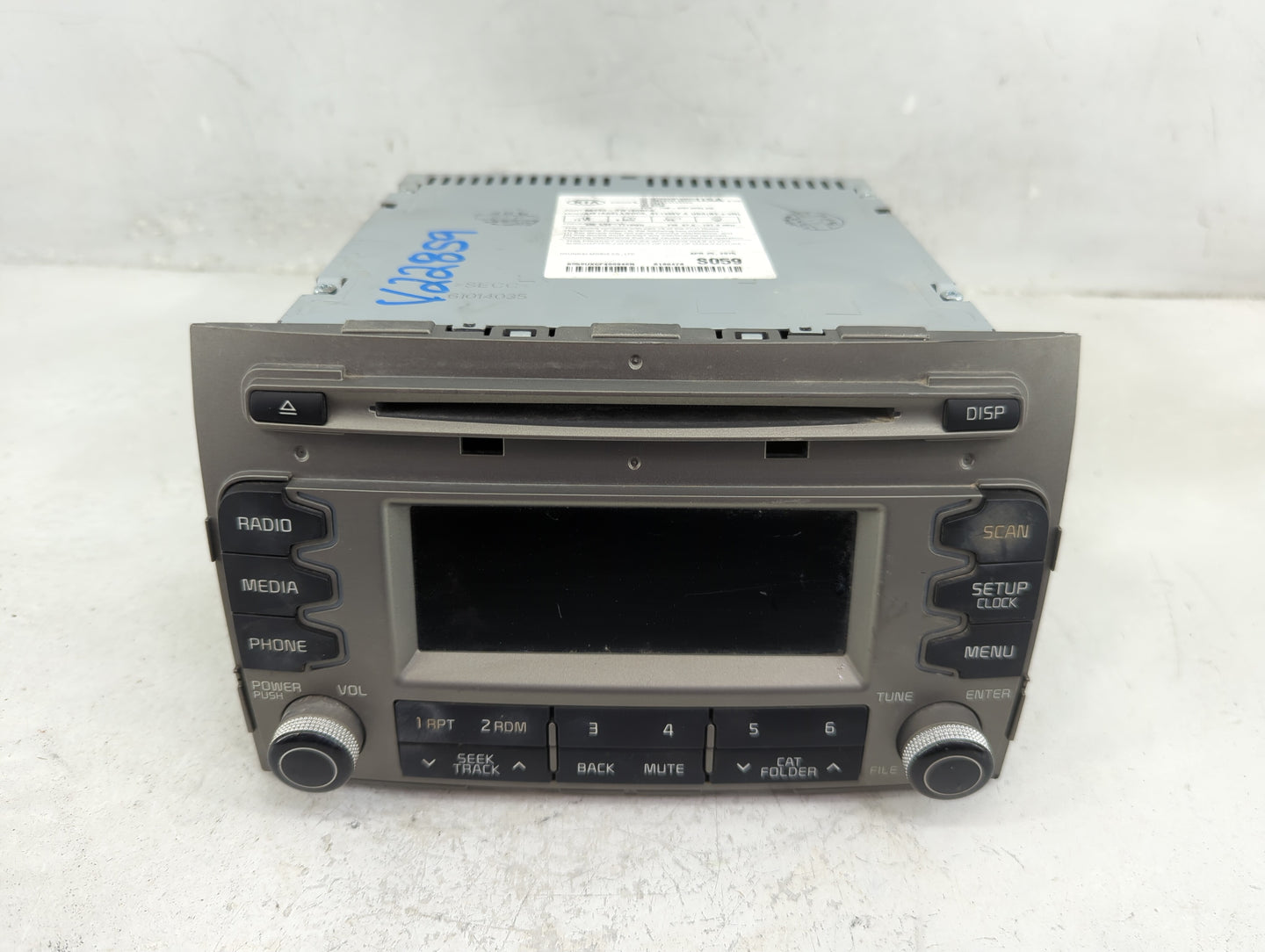2014-2016 Kia Sportage Radio AM FM Cd Player Receiver Replacement P/N:96150-3W160DC9 Fits Fits 2014 2015 2016 OEM Used Auto 