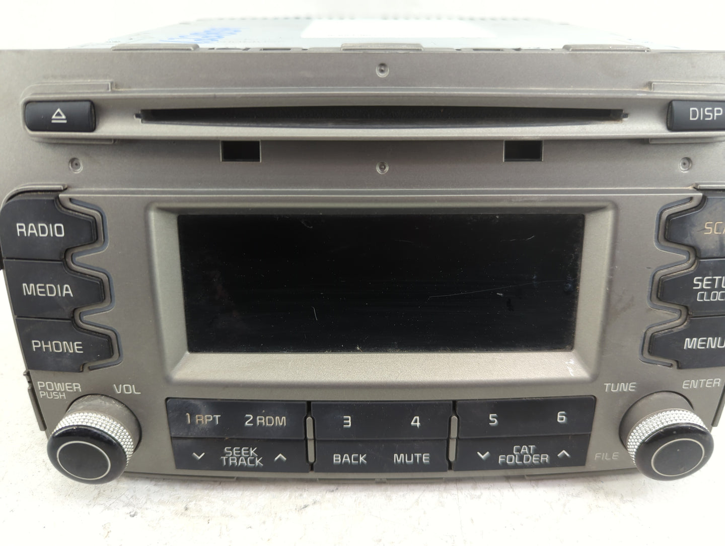 2014-2016 Kia Sportage Radio AM FM Cd Player Receiver Replacement P/N:96150-3W160DC9 Fits Fits 2014 2015 2016 OEM Used Auto 