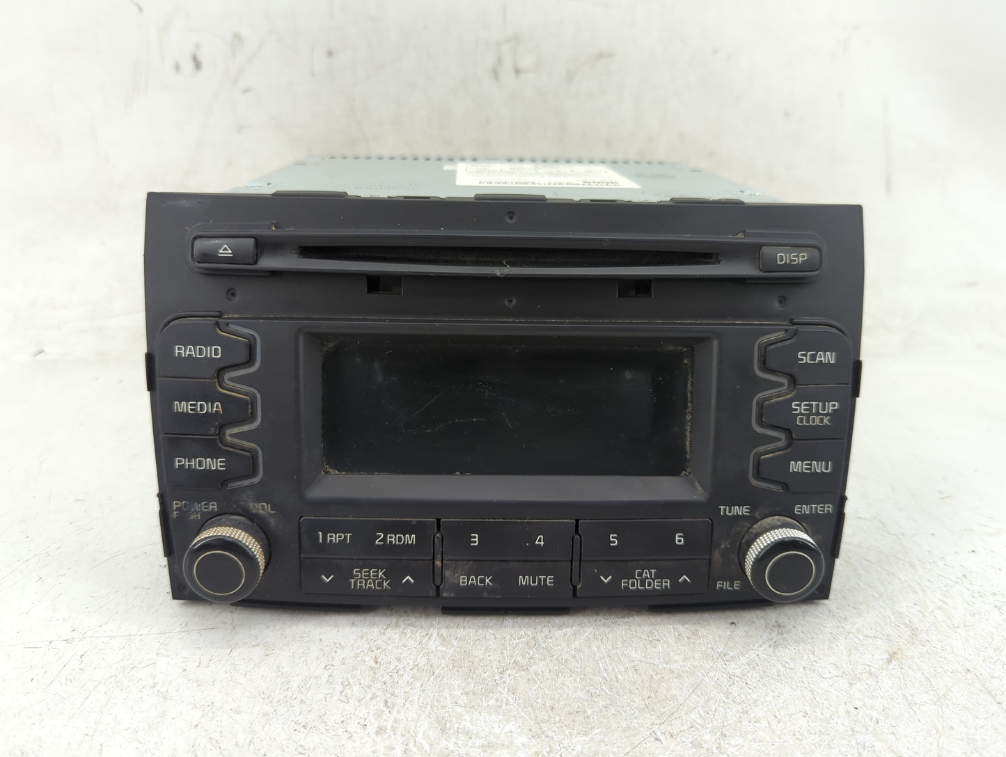 2014-2016 Kia Sportage Radio AM FM Cd Player Receiver Replacement P/N:96150-3W160WK Fits Fits 2014 2015 2016 OEM Used Auto P