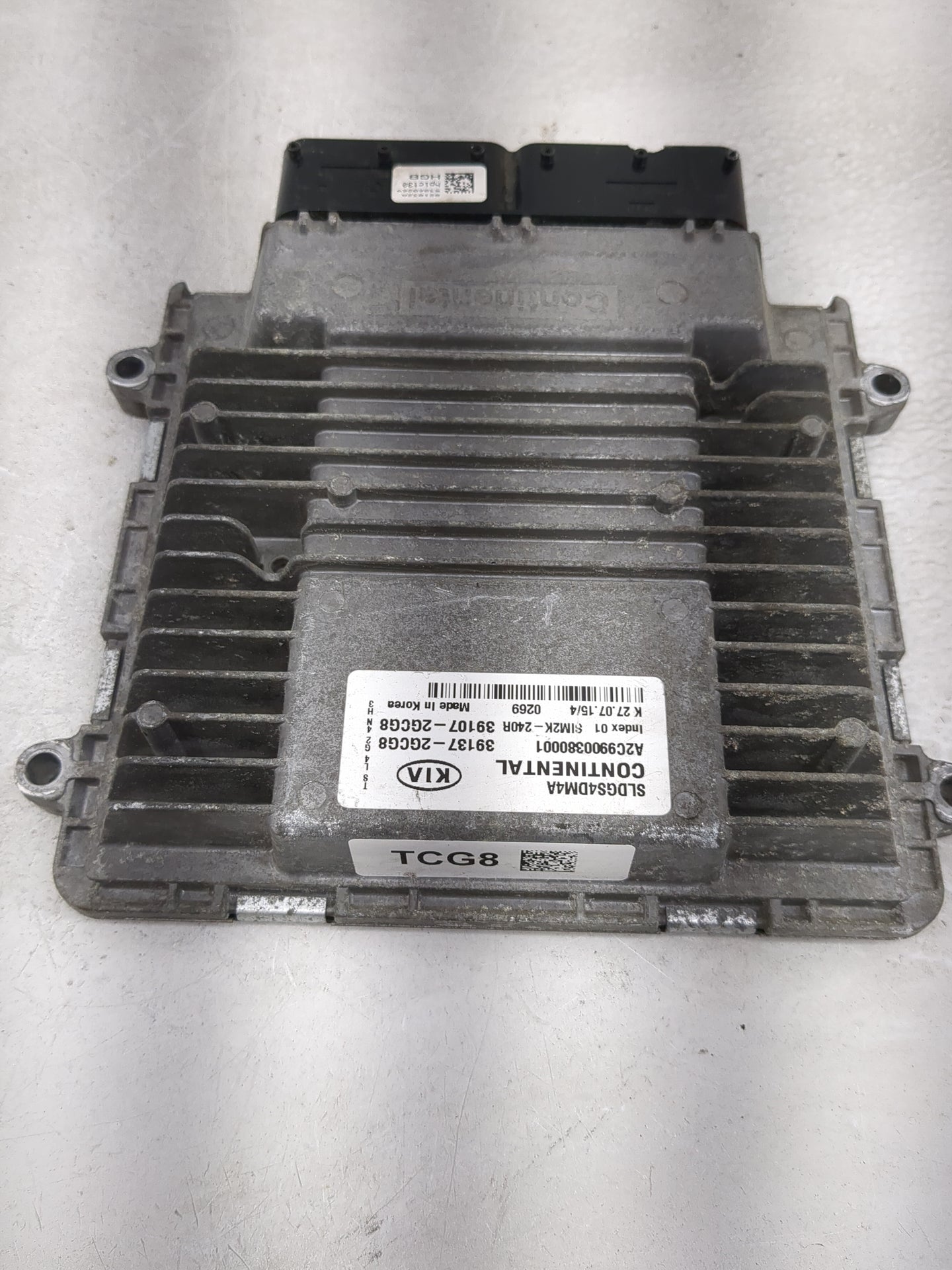 2016 Kia Sportage PCM Engine Control Computer ECU ECM PCU OEM P/N:39137-2GCG8 SLDG54DM4A, A2C99003800001, SIM2K-240R Fits OE