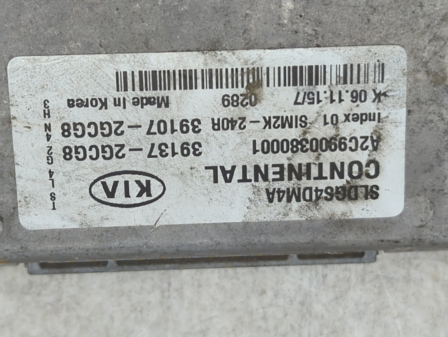 2014-2016 Kia Sportage PCM Engine Control Computer ECU ECM PCU OEM P/N:39137-2GCG8 391072GCG8 Fits Fits 2014 2015 2016 OEM U