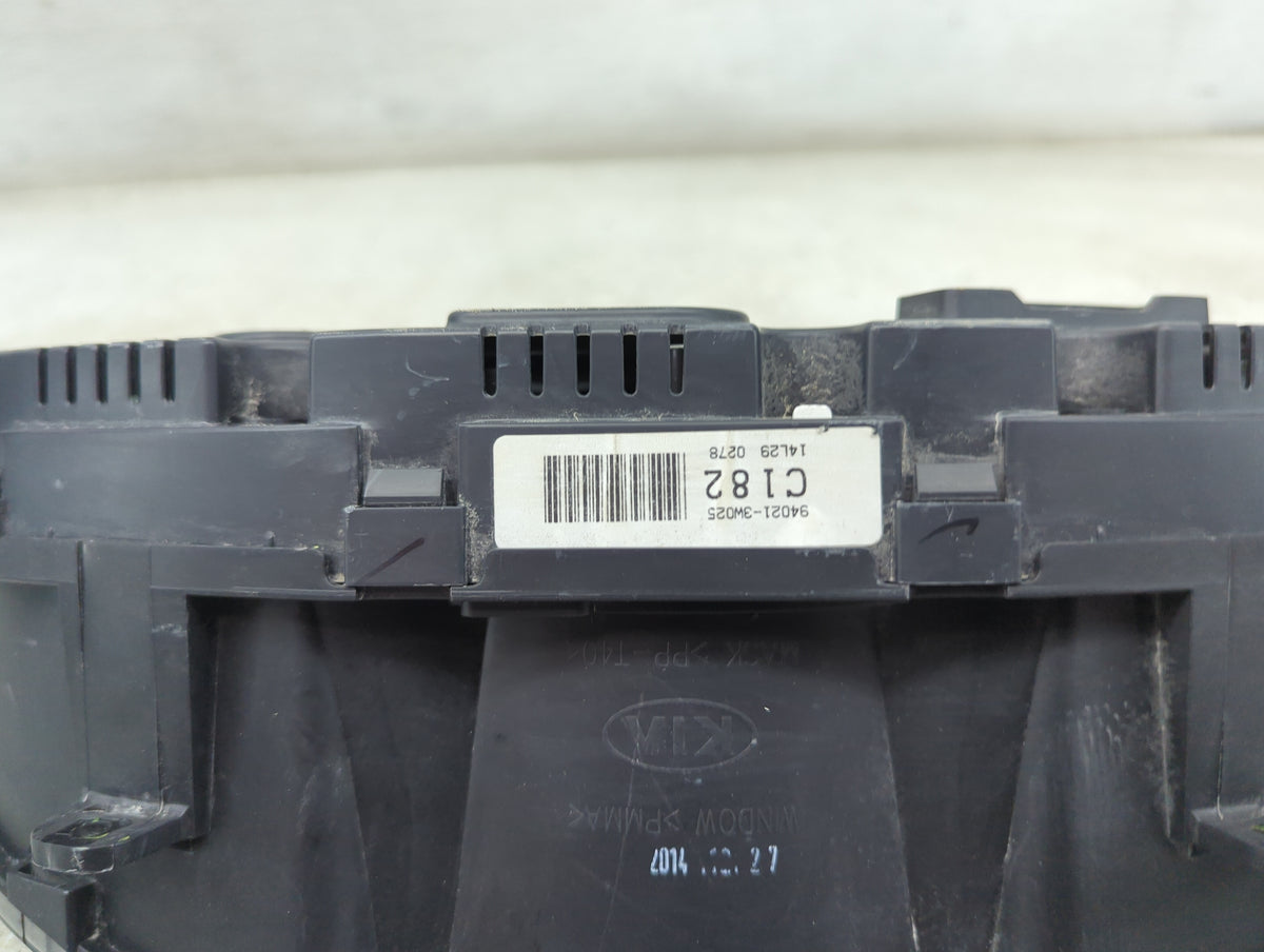 2014-2016 Kia Sportage Instrument Cluster Speedometer Gauges P/N:94021-3W025 Miles: Fits Fits 2014 2015 2016 OEM Used Auto P