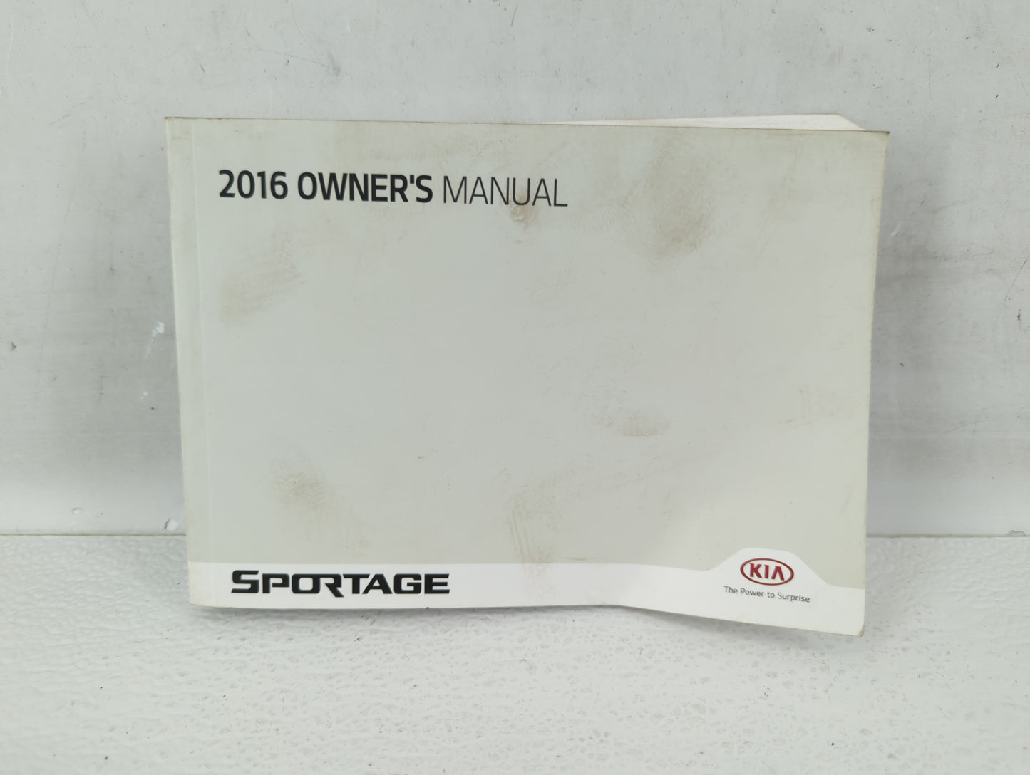 2016 Kia Sportage Owners Manual Book Guide OEM Used Auto Parts - Oemusedautoparts1.com