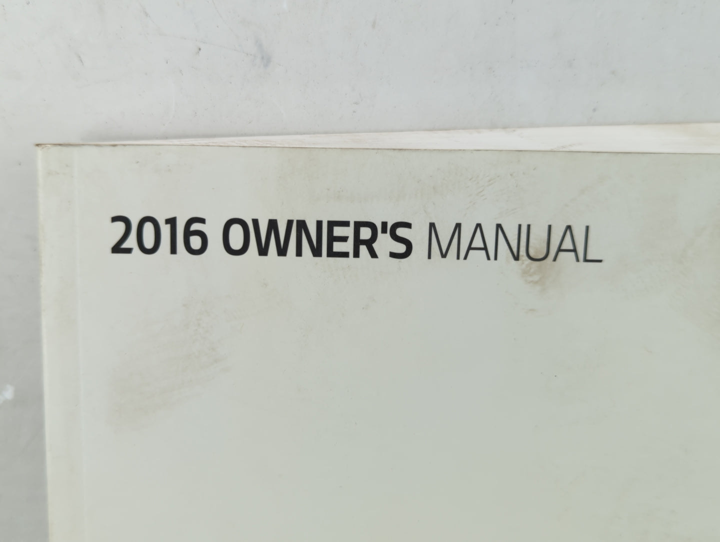 2016 Kia Sportage Owners Manual Book Guide OEM Used Auto Parts - Oemusedautoparts1.com