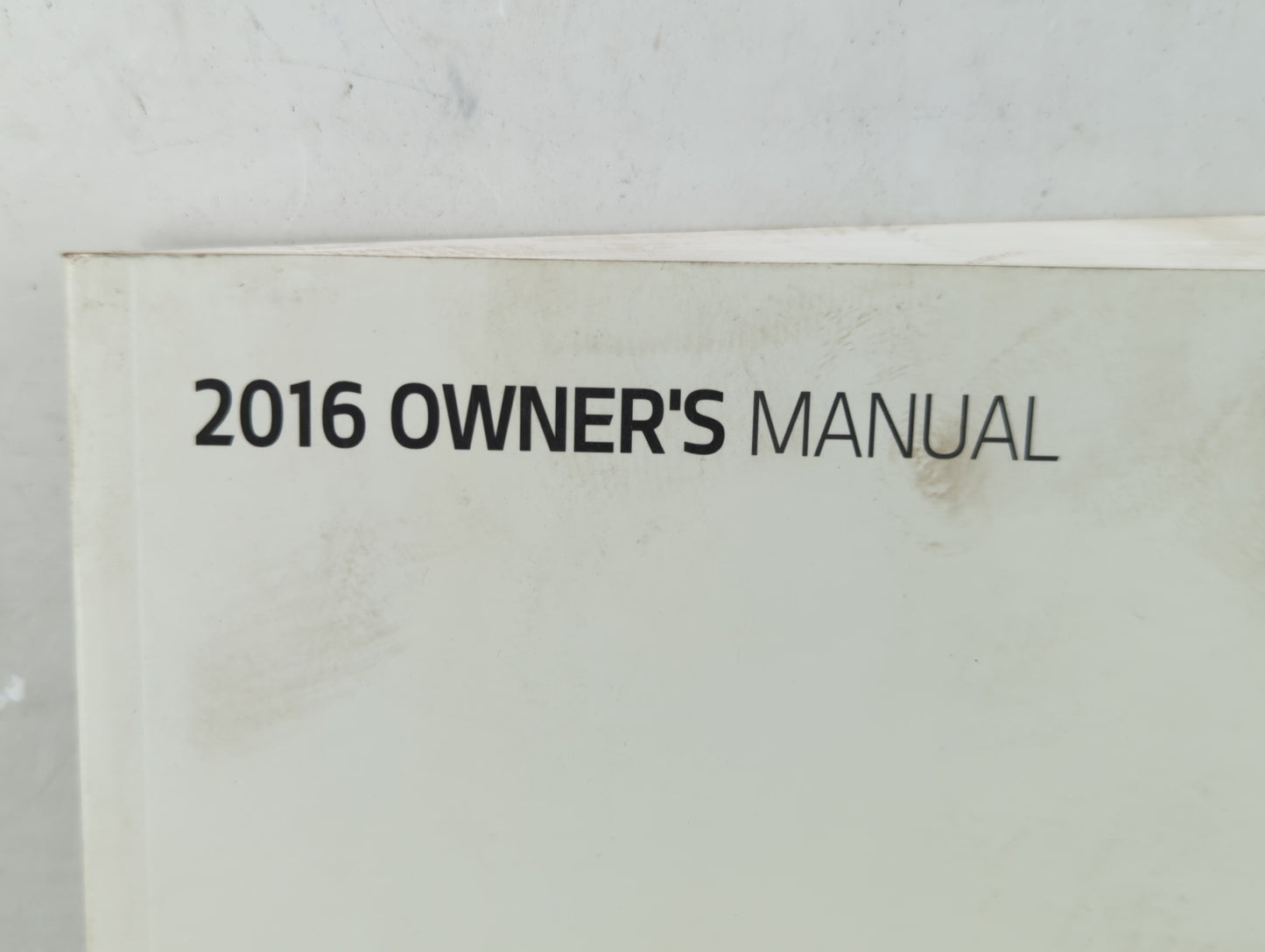 2016 Kia Sportage Owners Manual Book Guide OEM Used Auto Parts - Oemusedautoparts1.com