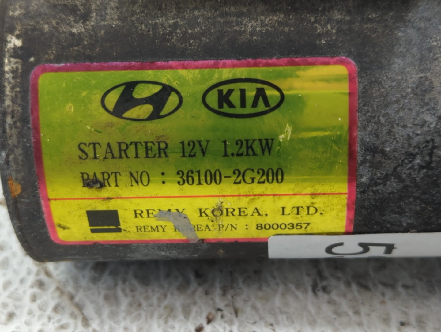 2011-2016 Kia Sportage Car Starter Motor Solenoid OEM P/N:36100-2C200 Fits Fits 2008 2009 2010 2011 2012 2013 2014 2015 2016