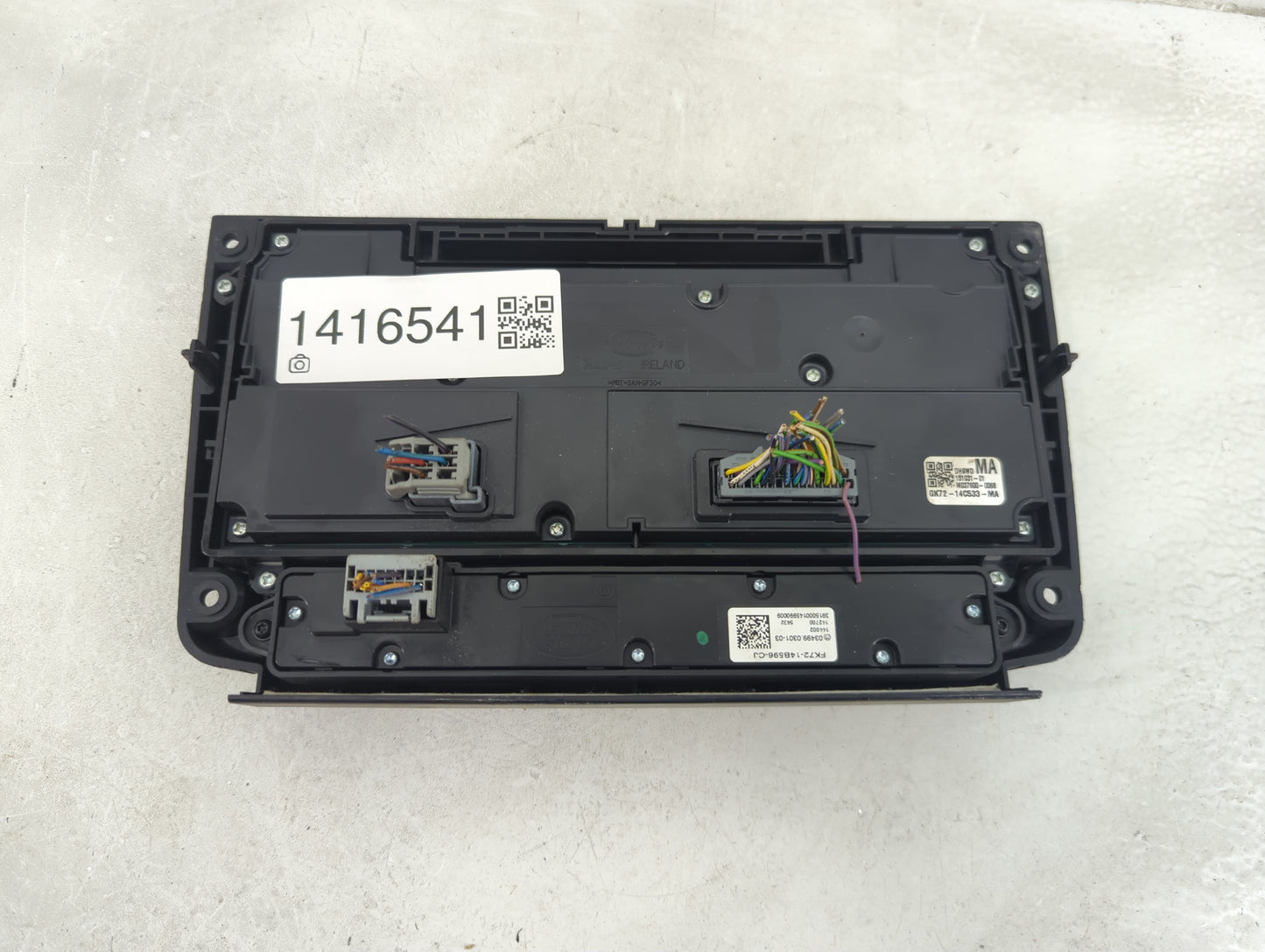 2015-2016 Land Rover Discovery Sport Climate Control Module Temperature AC/Heater Replacement P/N:FK72-14B596-CJ Fits OEM Us