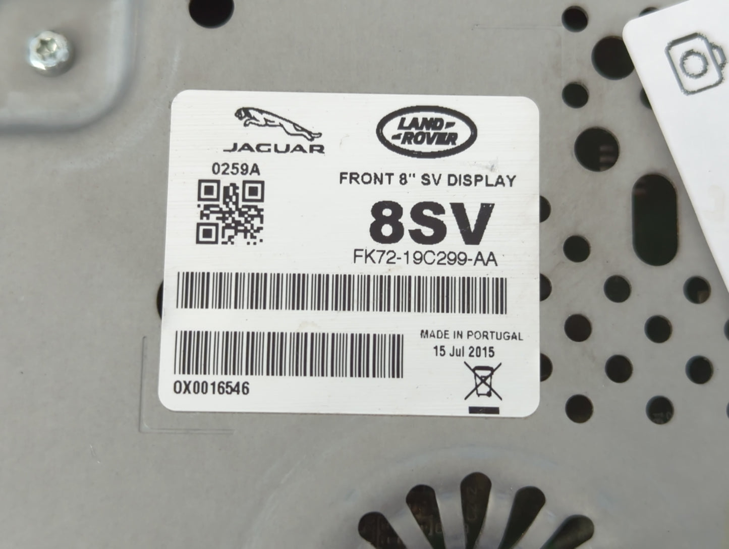 2015-2016 Land Rover Discovery Sport Radio AM FM Cd Player Receiver Replacement P/N:FK72-19C299-AA Fits Fits 2015 2016 OEM U