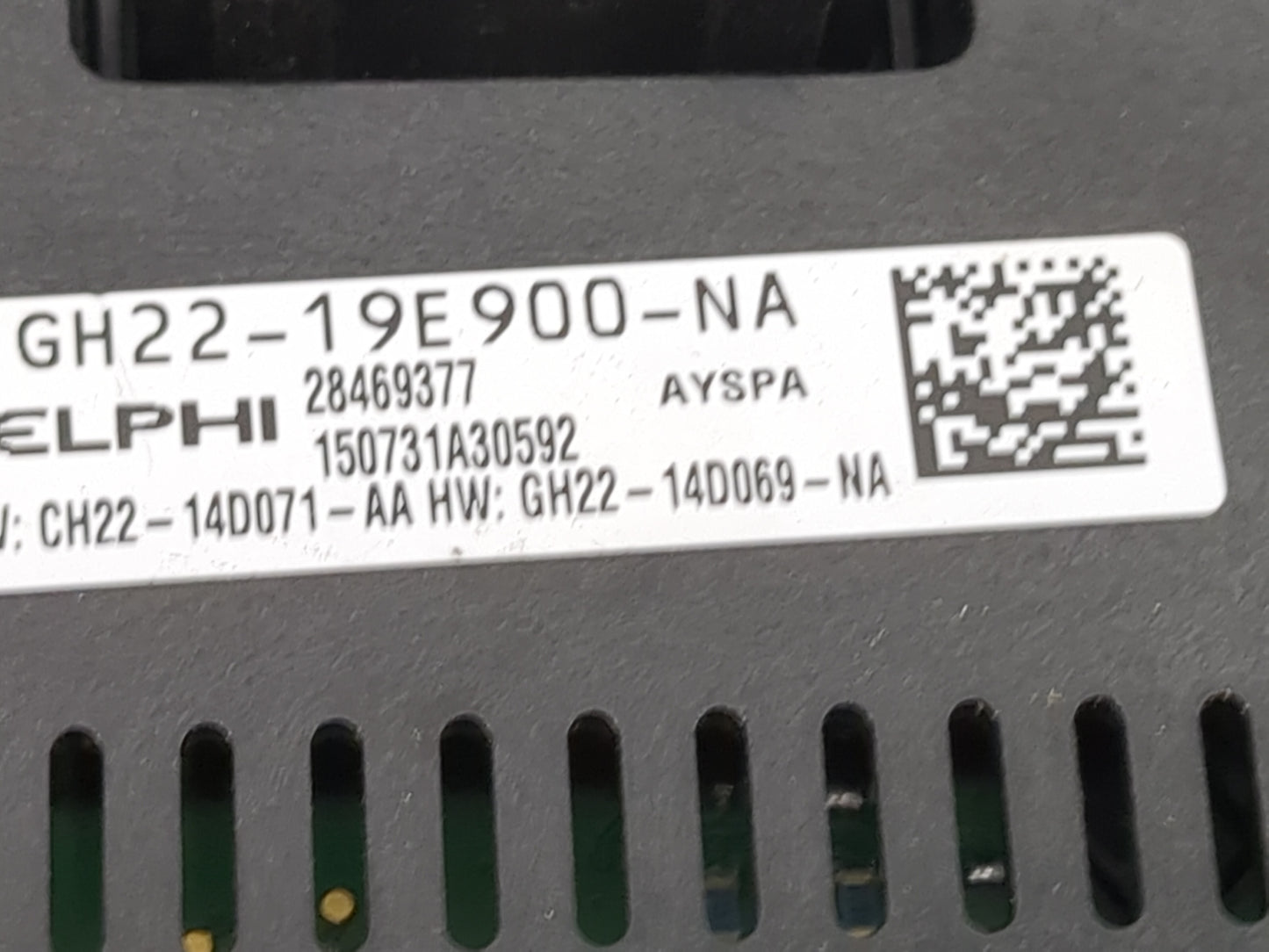 2010-2016 Land Rover Lr4 Climate Control Module Temperature AC/Heater Replacement P/N:GH22-19E900-NA 28469377 Fits OEM Used 