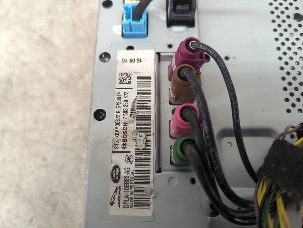 2016-2016 Land Rover Range Rover Information Radio Display Screen - Oemusedautoparts1.com