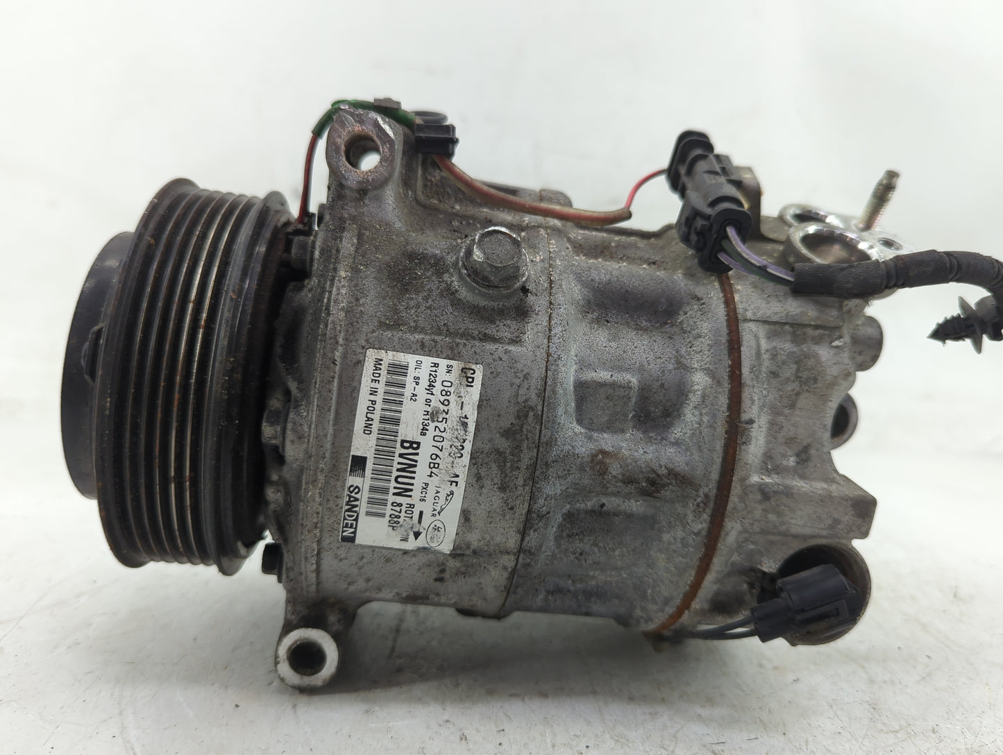 2016 Land Rover Range Rover Sport Air Conditioning A/c Ac Compressor Oem - Oemusedautoparts1.com