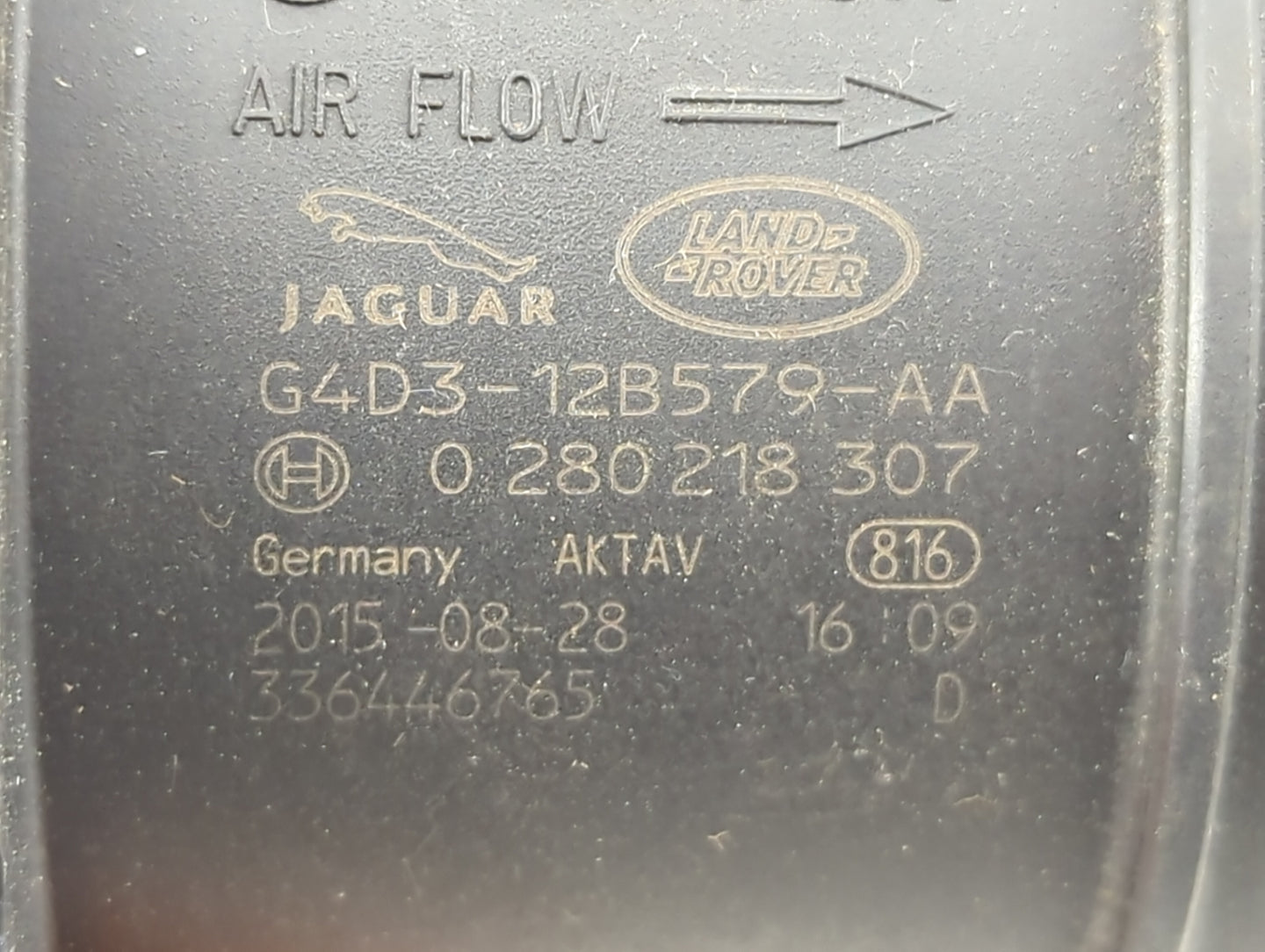 2014-2020 Land Rover Range Rover Sport Mass Air Flow Meter Maf 1487598 - Oemusedautoparts1.com