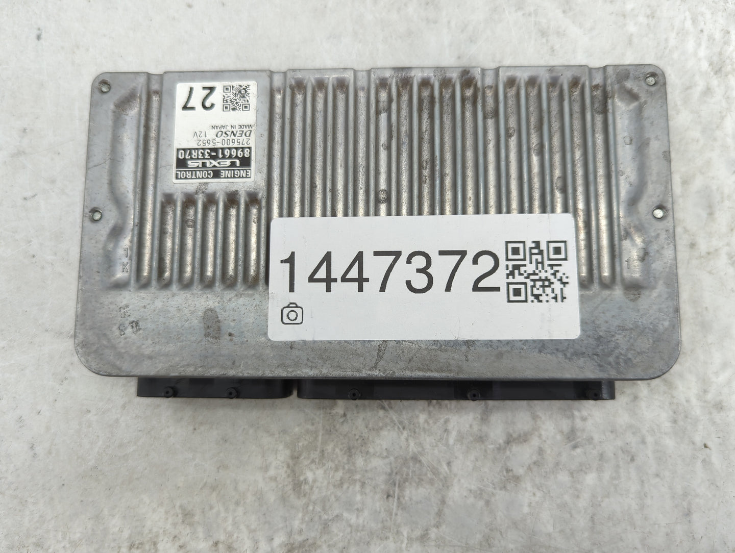 2016 Lexus Es350 PCM Engine Control Computer ECU ECM PCU OEM P/N:89661-33R70 275600-5652 Fits OEM Used Auto Parts - Oemuseda
