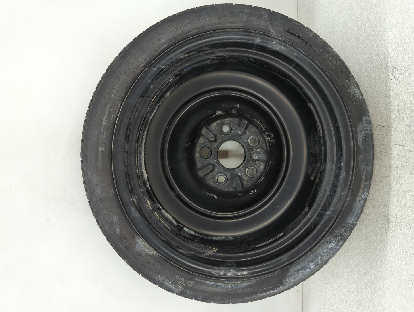 2016-2017 Lexus Is200t Spare Donut Tire Wheel Rim Oem - Oemusedautoparts1.com