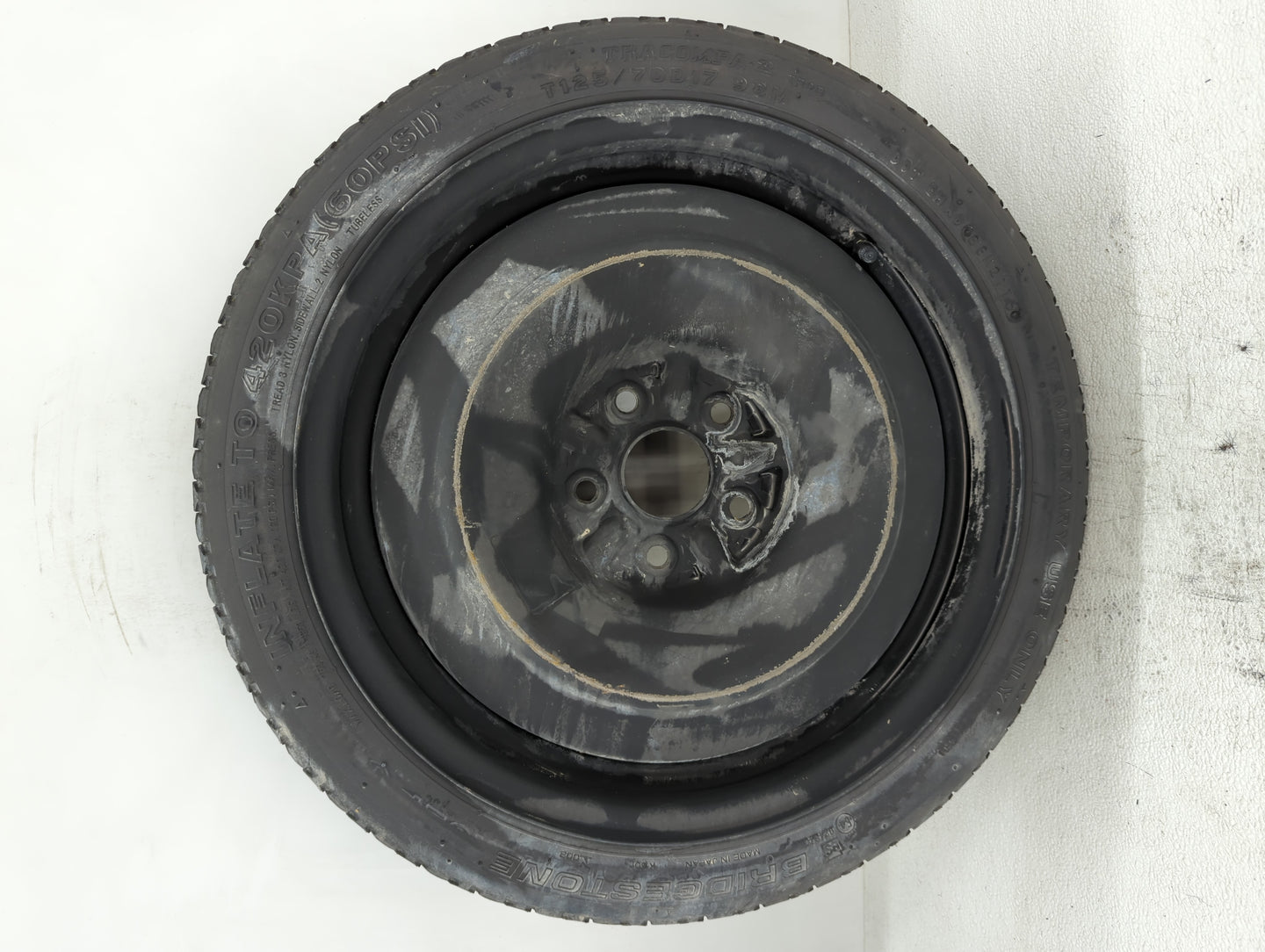 Lexus Is200t Spare Donut Tire Wheel Rim Oem - Oemusedautoparts1.com