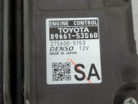 2016 Lexus Is200t PCM Engine Control Computer ECU ECM PCU OEM P/N:89661-53S60 275600-5153 Fits OEM Used Auto Parts - Oemused