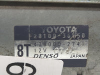 2016-2017 Lexus Is200t Car Starter Motor Solenoid OEM P/N:43800-2740 28100-36150 Fits Fits 2016 2017 2018 2019 OEM Used Auto