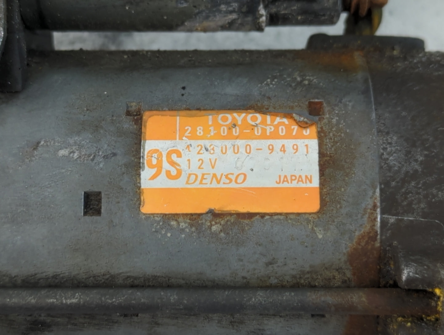 2014-2022 Lexus Rx350 Car Starter Motor Solenoid OEM P/N:28100-0P070 428000-9491 Fits OEM Used Auto Parts - Oemusedautoparts