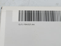 2016 Lincoln Mkc Owners Manual Book Guide P/N:GJ7J 19A321 AA OEM Used Auto Parts - Oemusedautoparts1.com