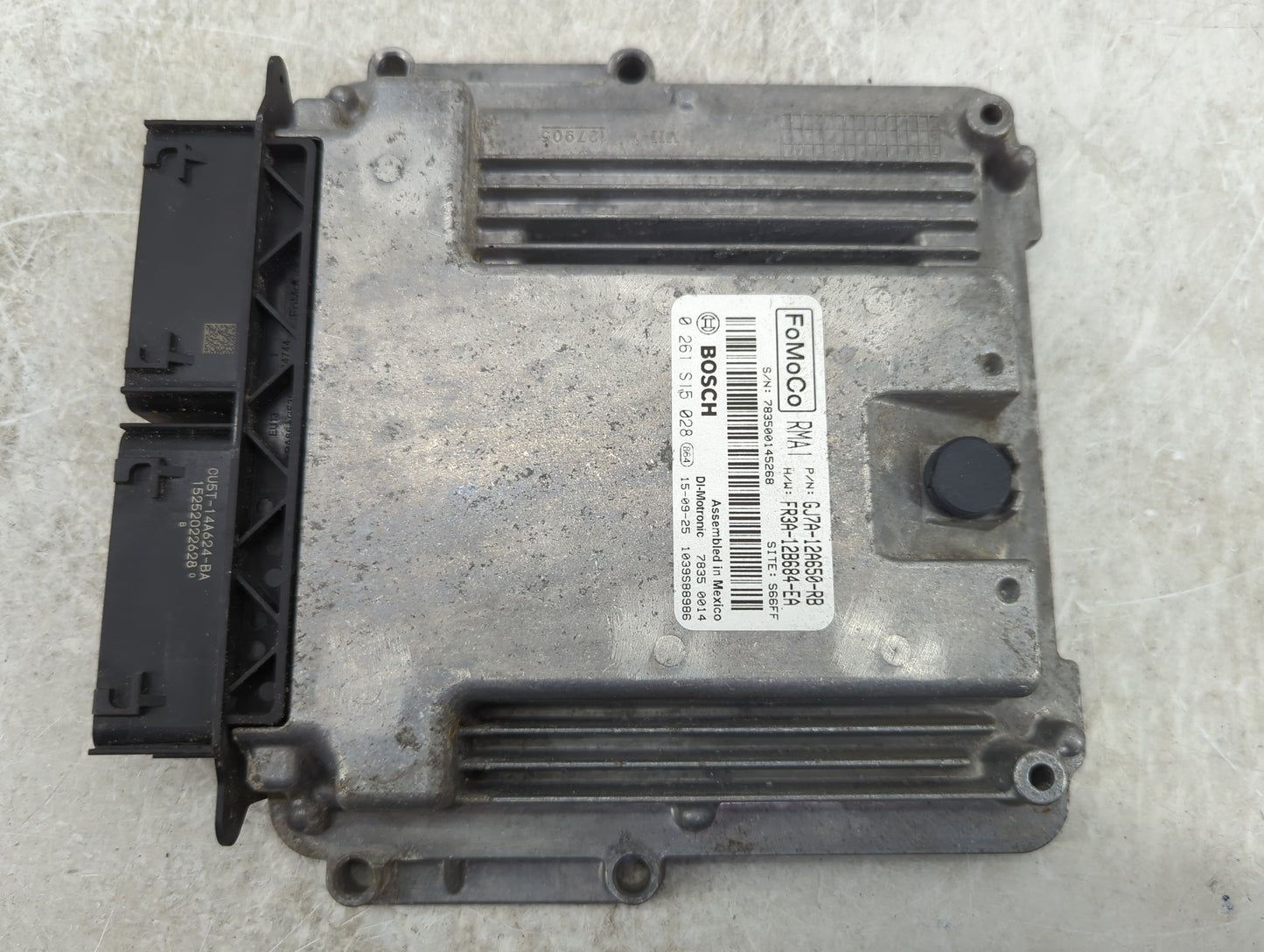 2015-2019 Lincoln Mkc PCM Engine Control Computer ECU ECM PCU OEM P/N:GJ7A-12A650-RB FR3A-12B684-EA Fits OEM Used Auto Parts