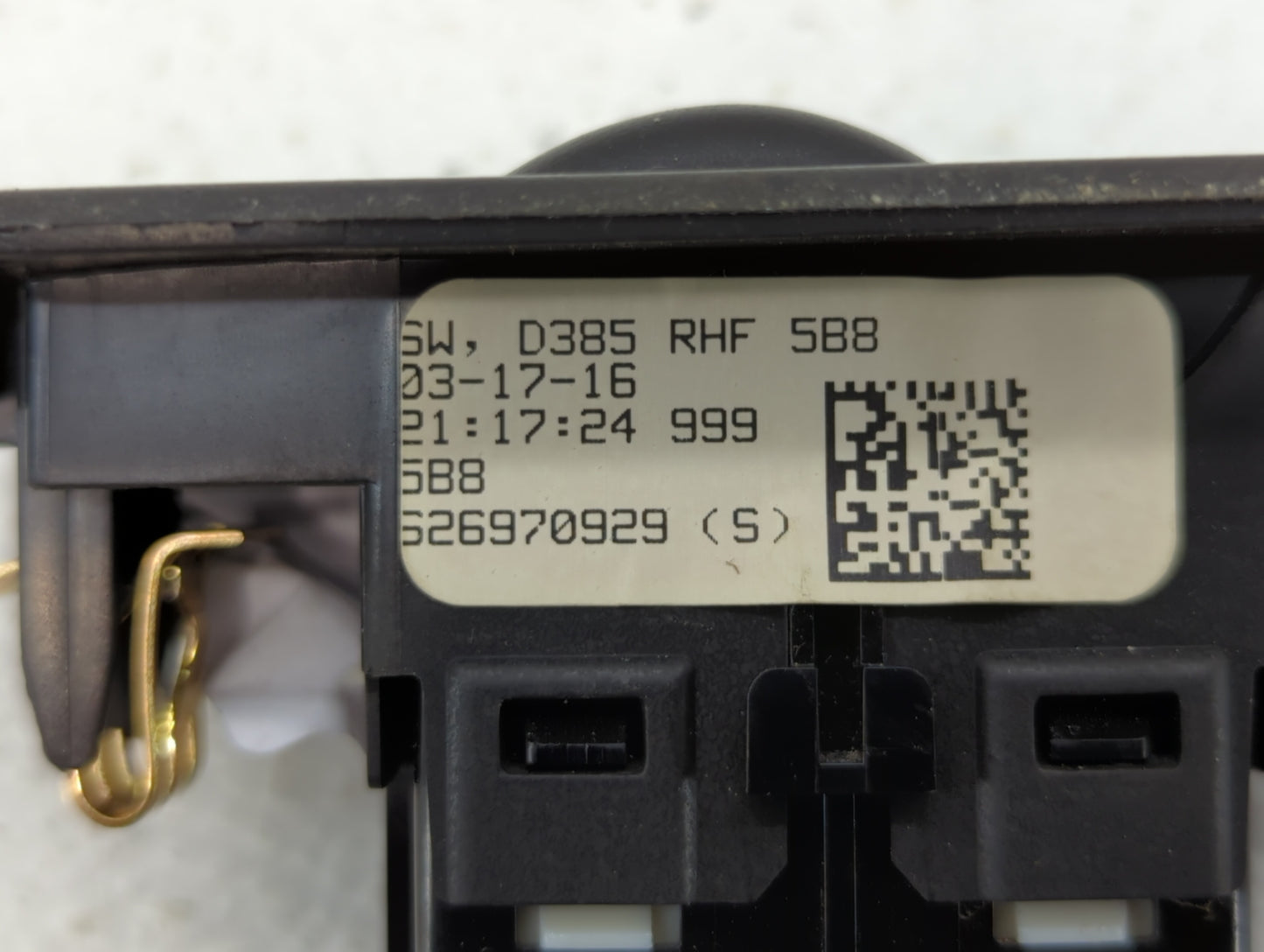 2016 Lincoln Mks Passenger Right Power Window Switch Da5t-14529-abw - Oemusedautoparts1.com