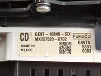 2016 Lincoln Mkt Instrument Cluster Speedometer Gauges P/N:GE9T-10849-CD MX257520-0702 Miles: Fits OEM Used Auto Parts - Oem