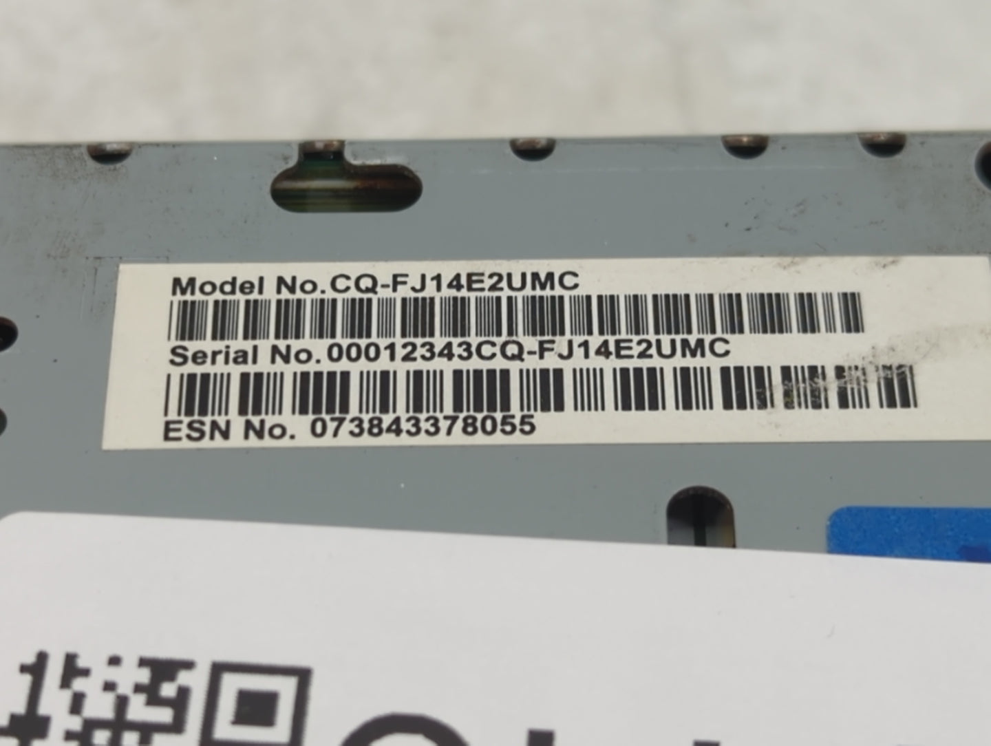 2016 Lincoln Mkx Radio AM FM Cd Player Receiver Replacement Fits OEM Used Auto Parts - Oemusedautoparts1.com