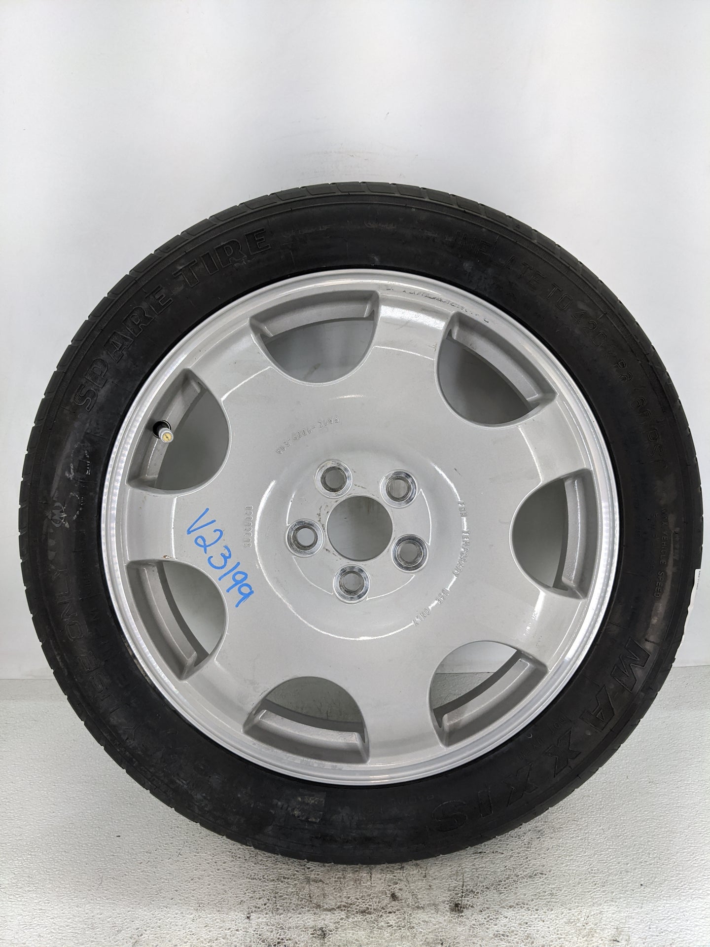 2016-2018 Lincoln Mkx Spare Donut Tire Wheel Rim Oem - Oemusedautoparts1.com