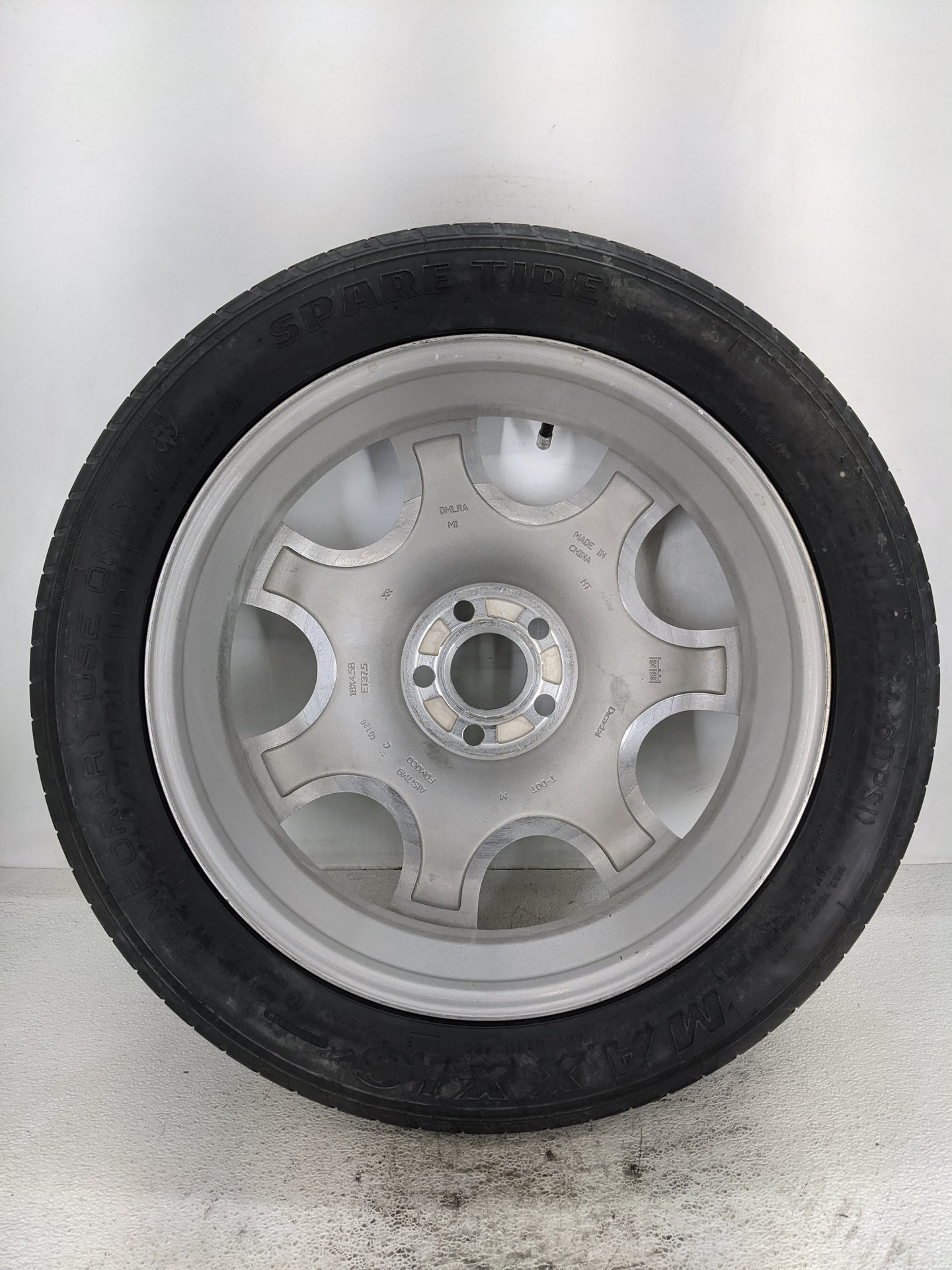 2016-2018 Lincoln Mkx Spare Donut Tire Wheel Rim Oem - Oemusedautoparts1.com