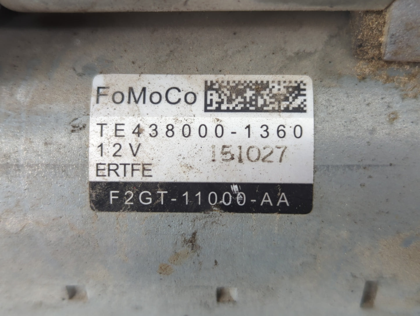 2016-2018 Lincoln Mkx Car Starter Motor Solenoid OEM P/N:F2GT-11000-AA Fits Fits 2015 2016 2017 2018 2019 2020 OEM Used Auto