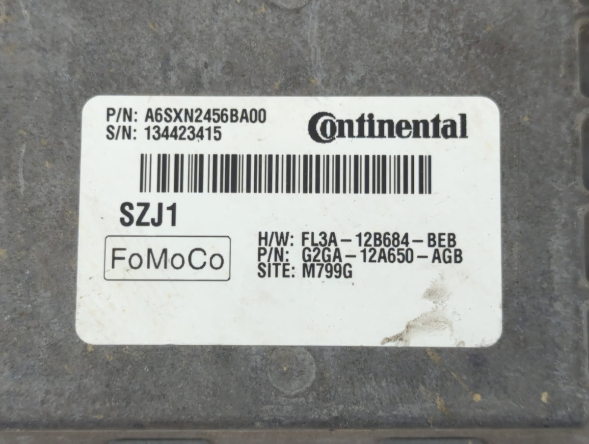2016-2018 Lincoln Mkx PCM Engine Control Computer ECU ECM PCU OEM P/N:A6SXN2456BA00 FL3A-12B684-BEB Fits 2015 2016 2017 2018