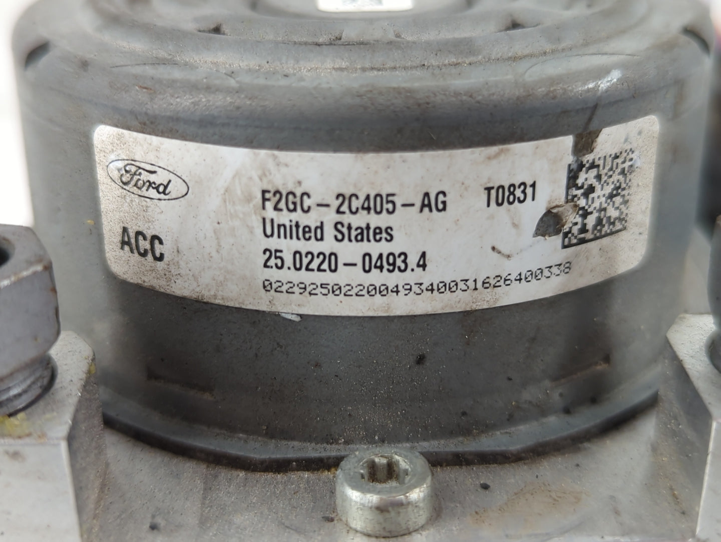 2016-2018 Lincoln Mkx ABS Pump Control Module Replacement P/N:F2GC-2C405-AG Fits Fits 2015 2016 2017 2018 OEM Used Auto Part