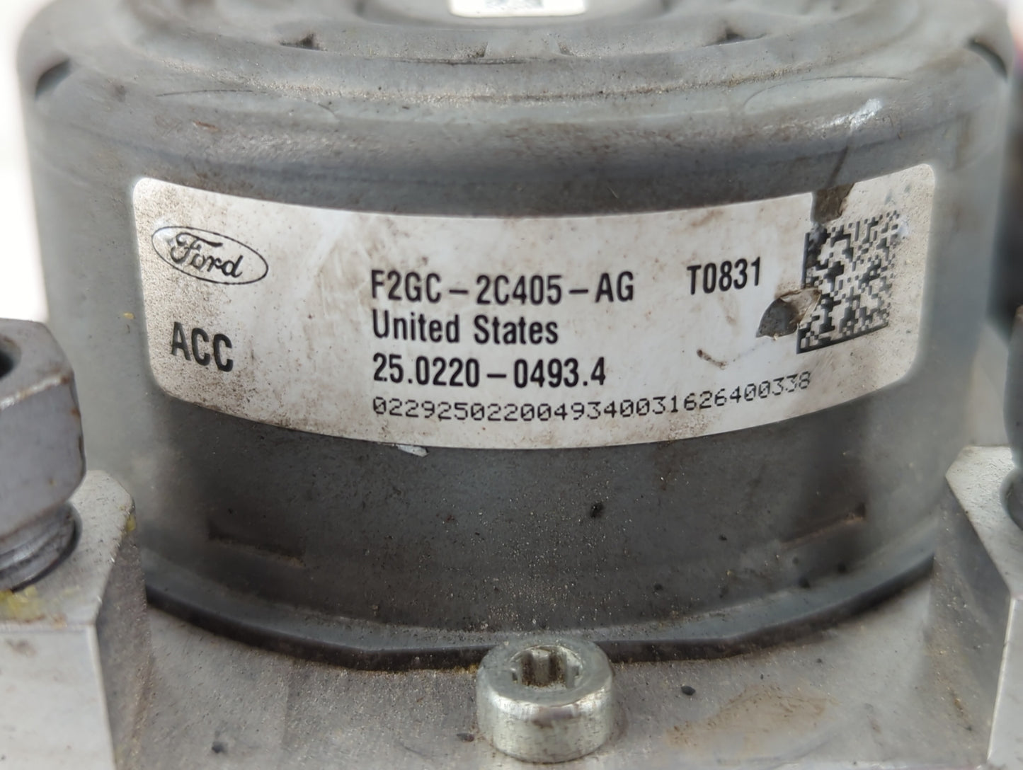 2016-2018 Lincoln Mkx ABS Pump Control Module Replacement P/N:F2GC-2C405-AG Fits Fits 2015 2016 2017 2018 OEM Used Auto Part