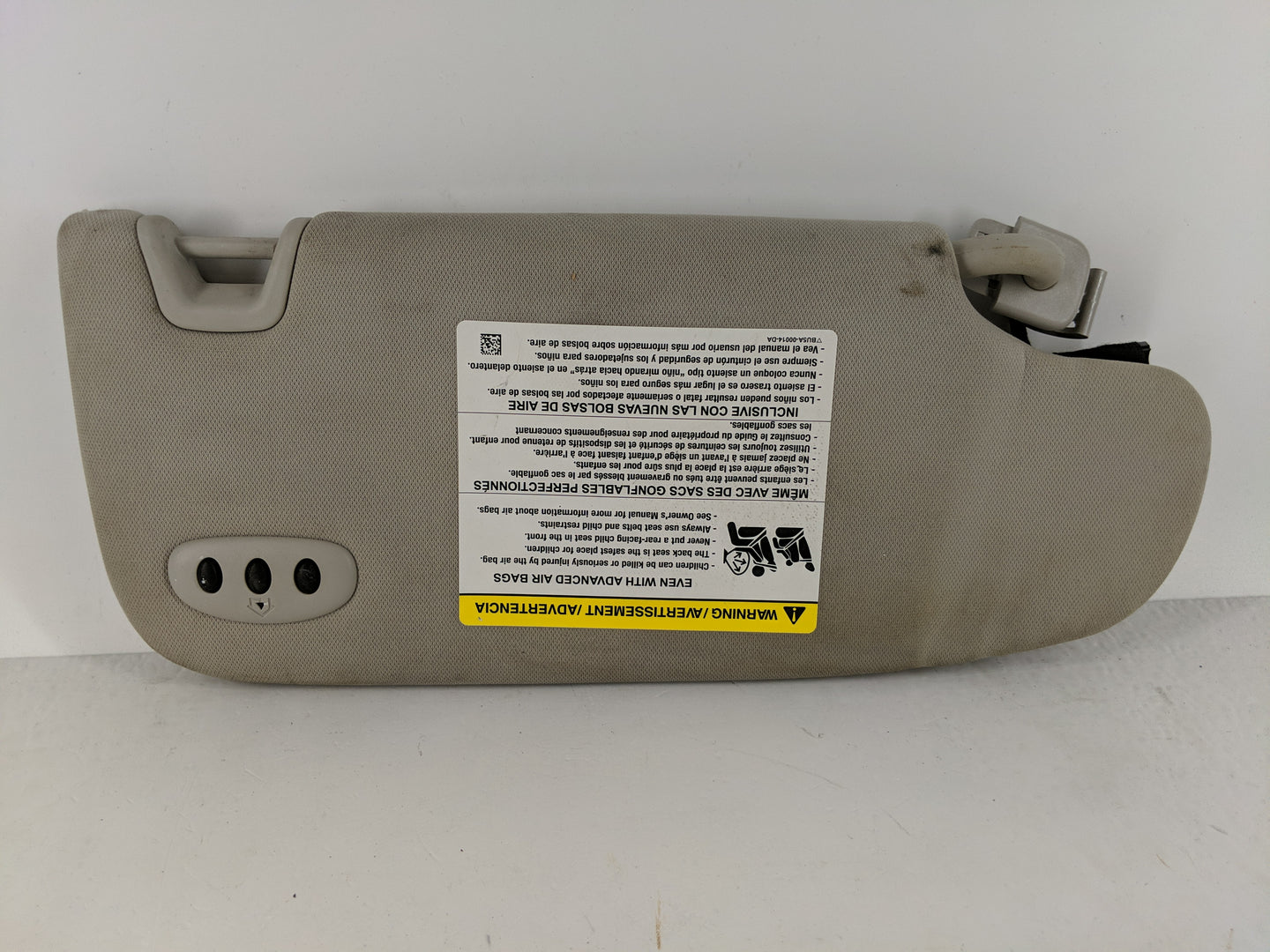 2015-2017 Lincoln Mkz Sun Visor Shade Replacement Driver Left Mirror Fits Fits 2015 2016 2017 OEM Used Auto Parts - Oemuseda