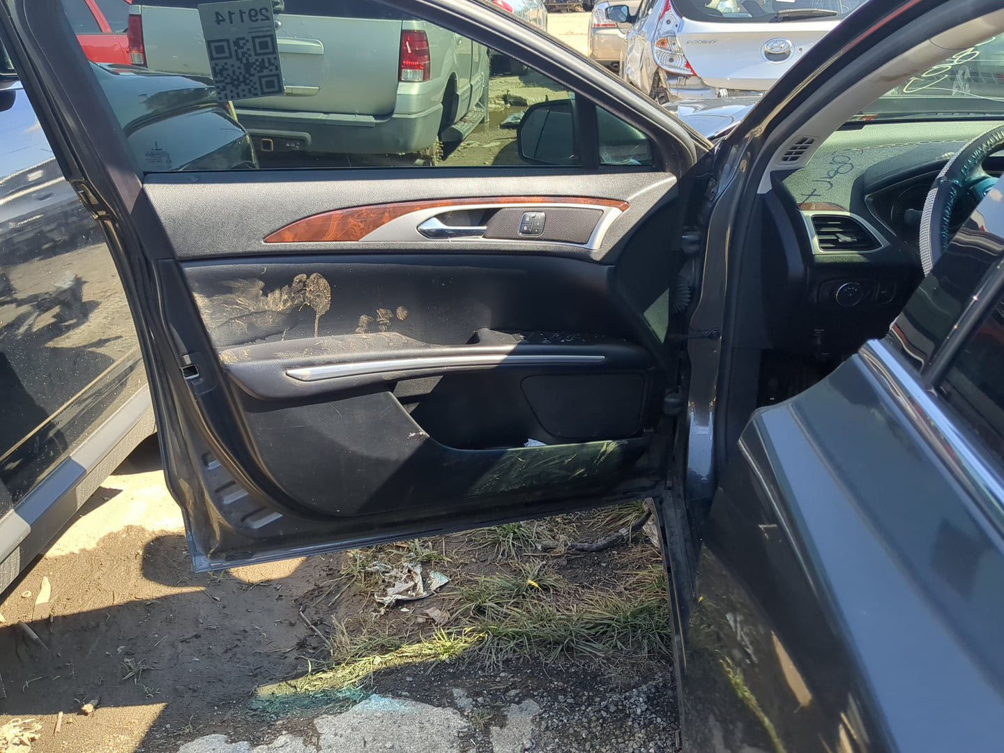 2016 Lincoln Mkz Front Left Driver Interior Door Panel Trim 1173687 - Oemusedautoparts1.com