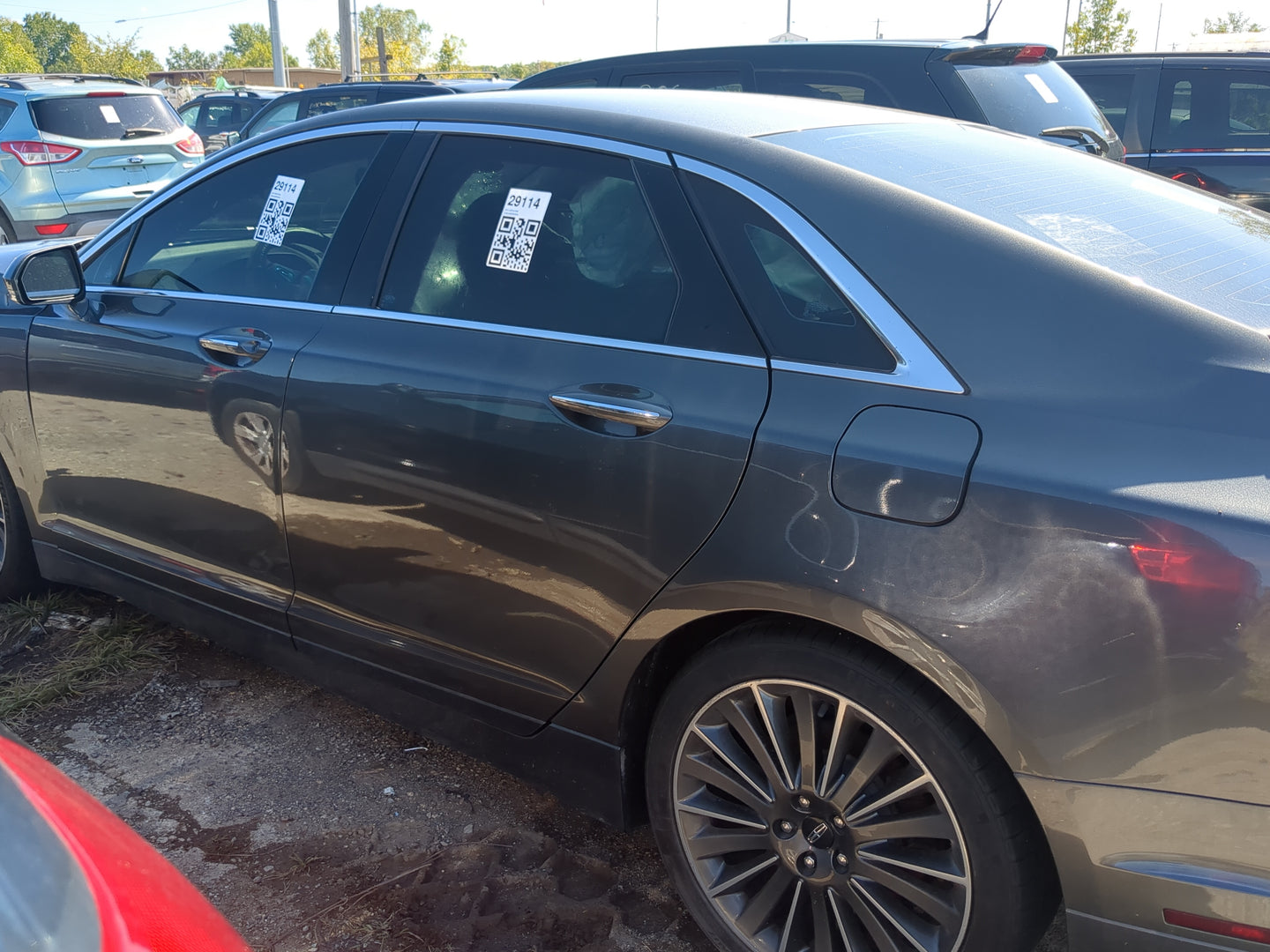 2013-2020 Lincoln Mkz Driver Rear Door Oem 1173786 - Oemusedautoparts1.com