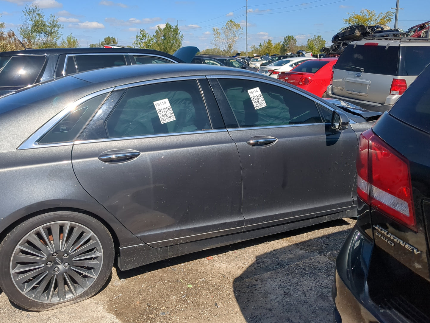 2013-2020 Lincoln Mkz Passenger Rear Door Oem - Oemusedautoparts1.com