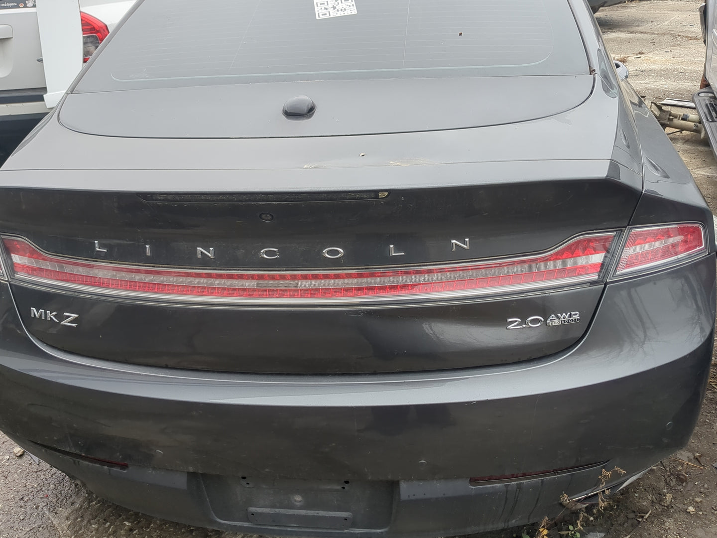 2013-2020 Lincoln Mkz Passenger Right Side Deck Lid Mounted Tail Light 1173805 - Oemusedautoparts1.com