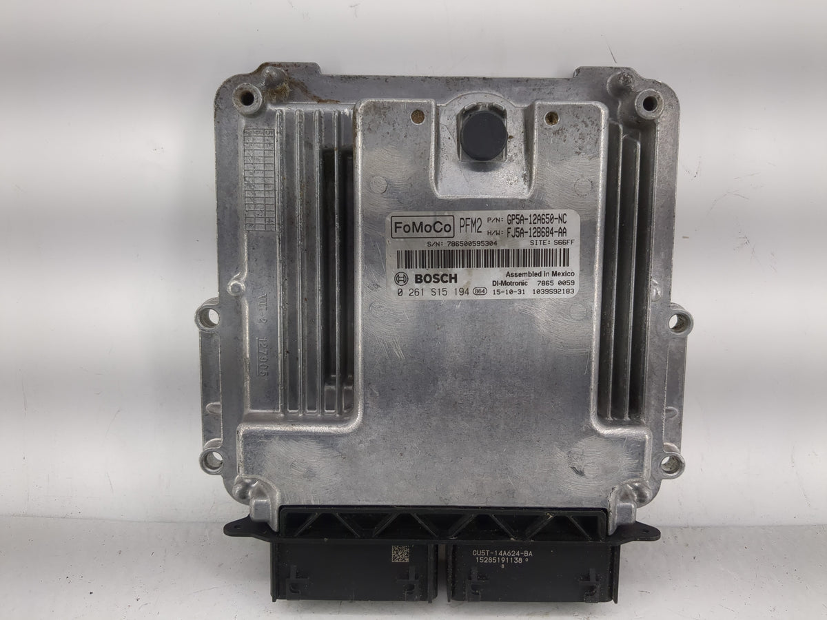 2016 Lincoln Mkz PCM Engine Control Computer ECU ECM PCU OEM P/N:GP5A-12A650-NC OEM Used Auto Parts - Oemusedautoparts1.com