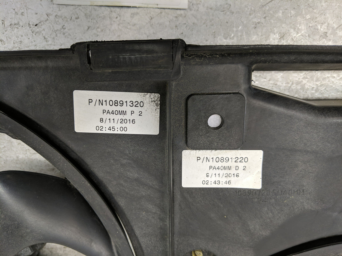 2016-2020 Lincoln Mkz Electric Radiator Cooling Fan Motor Assembly P/N:10891220 10891320 Fits Fits 2016 2017 2018 2019 2020 