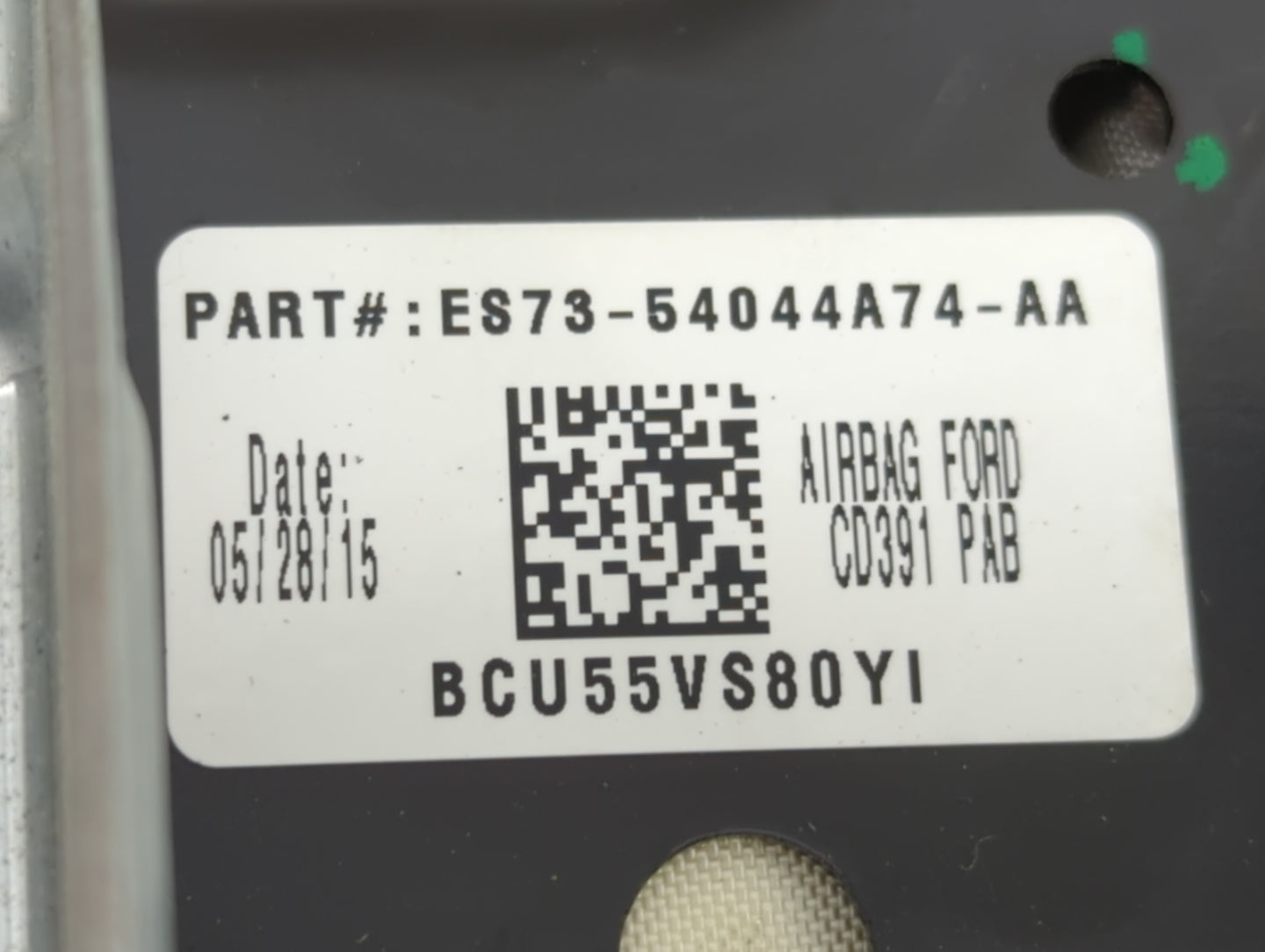 2013-2016 Lincoln Mkz Air Bag Passenger Right Dashboard OEM P/N:ES7Z-54044A74-A Fits Fits 2013 2014 2015 2016 OEM Used Auto 