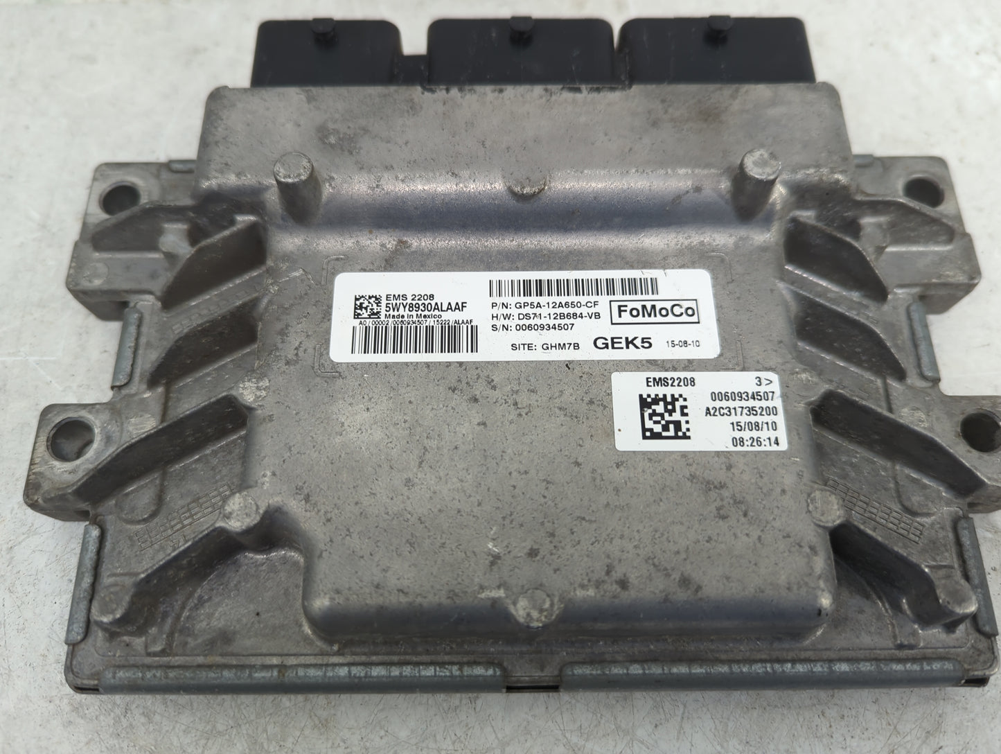2014-2020 Lincoln Mkz PCM Engine Control Computer ECU ECM PCU OEM P/N:5WY8930ALAAF GP5A-12A650-CF Fits OEM Used Auto Parts -