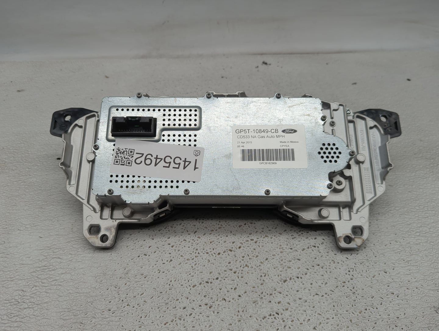 2016 Lincoln Mkz Instrument Cluster Speedometer Gauges P/N:GP5T-10849-CC Miles: Fits OEM Used Auto Parts - Oemusedautoparts1