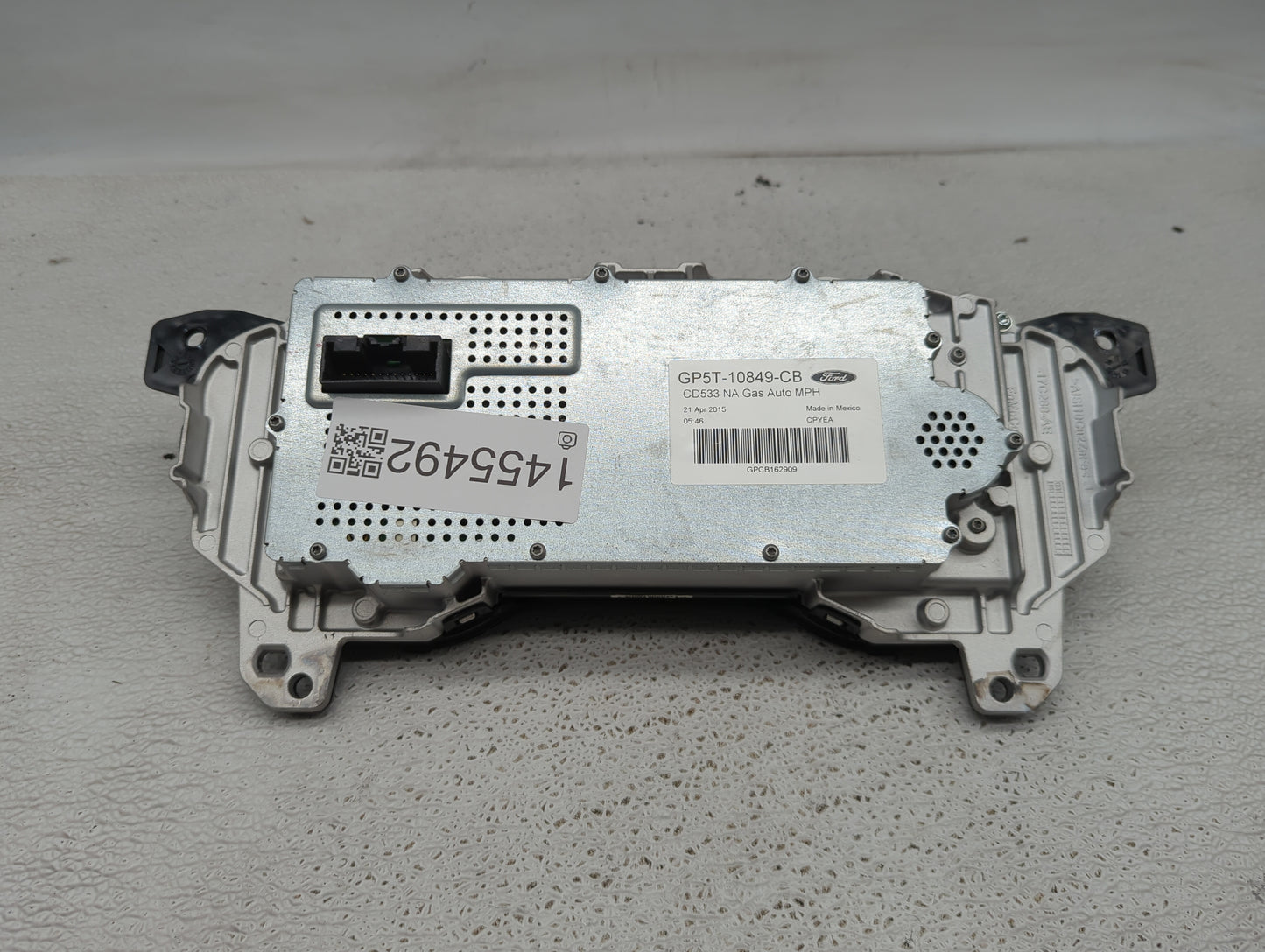 2016 Lincoln Mkz Instrument Cluster Speedometer Gauges P/N:GP5T-10849-CC Miles: Fits OEM Used Auto Parts - Oemusedautoparts1