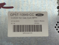 2016 Lincoln Mkz Instrument Cluster Speedometer Gauges P/N:GP5T-10849-CC Miles: Fits OEM Used Auto Parts - Oemusedautoparts1