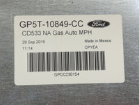 2016 Lincoln Mkz Instrument Cluster Speedometer Gauges P/N:GP5T-10849-CC Miles: Fits OEM Used Auto Parts - Oemusedautoparts1